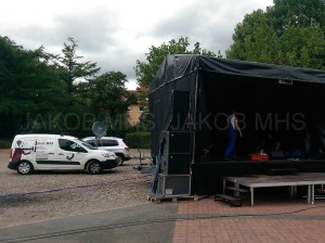 Satelliten Übertragung Fussball